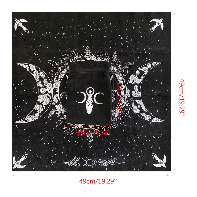 Khăn trải bàn hình bài tarot 19&quot;×19&quot;