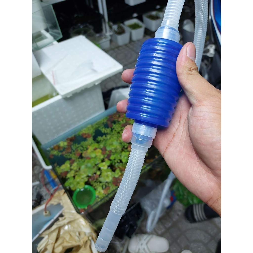 Ống Bơm Hút Cặn Cho hồ cá, ống bơm hút có bóp