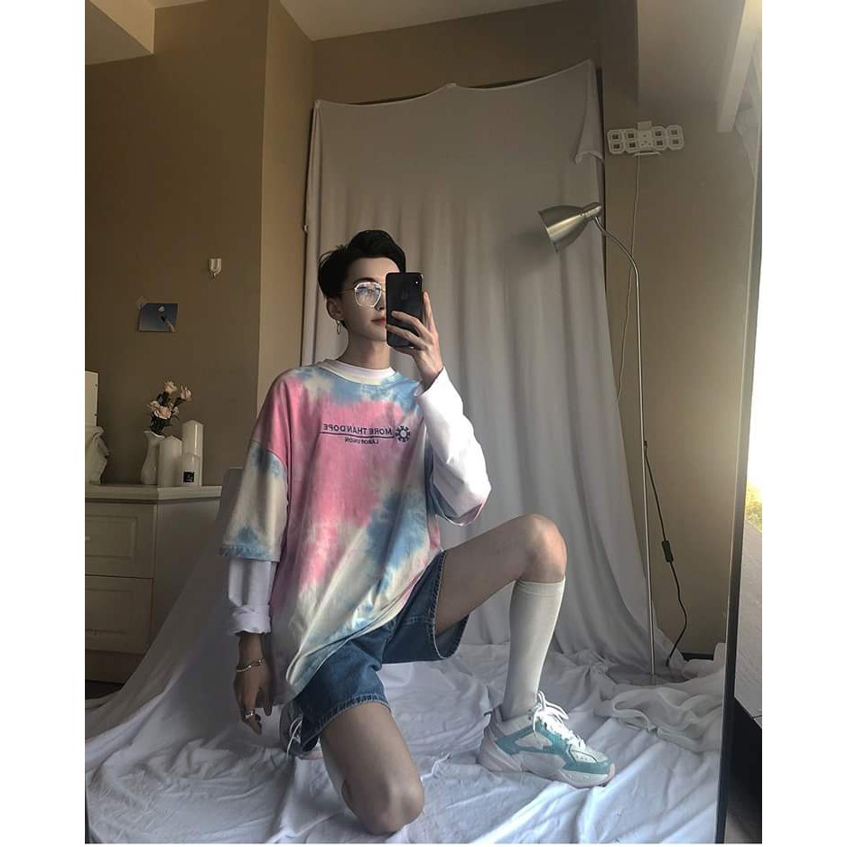 ÁO THUN LOANG THÊU HOA CÚC MORE THAN DOPE SIÊU HOT