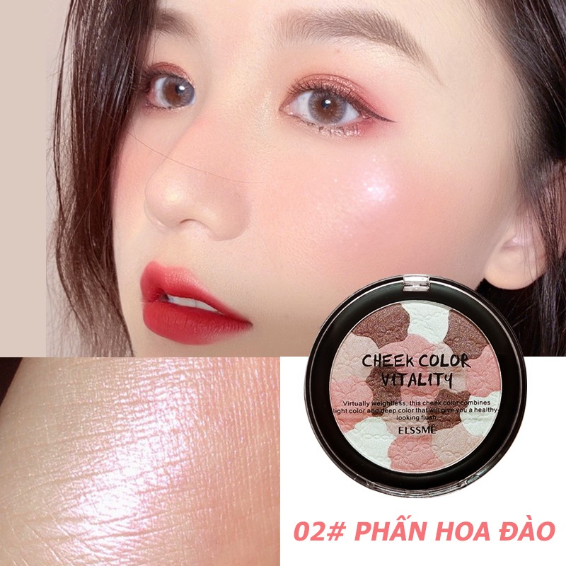 Phấn highlight bắt sáng ba chiều có thể được sử dụng làm phấn mắt má hồng-URBYZMSH