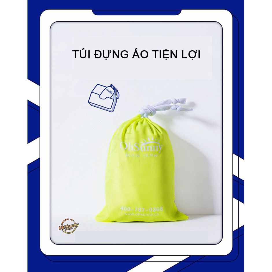 Áo Chống Nắng Kháng Khuẩn Dù Nam OhSunny Outdoor Skin Coat UPF50+ | BigBuy360 - bigbuy360.vn