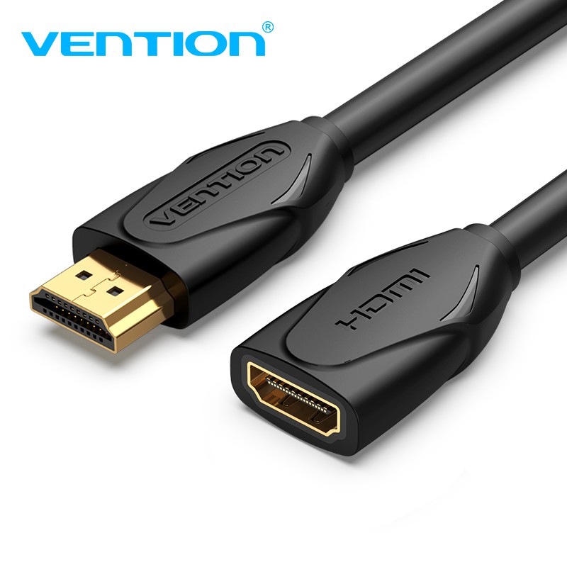 Dây cáp nối dài HDMI VENTION tốc độ cao từ đầu cắm sang cổng 1080P 3D cho máy tính/HDTV/máy chiếu