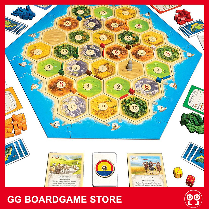 Catan mở rộng 5-6 người chơi phiên bản tiếng Anh