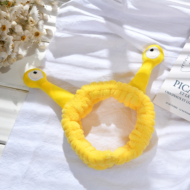 Băng đô cài tóc rửa mặt Co Giãn Hình Ốc Sên Dễ Thương