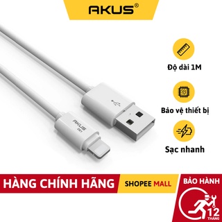 Cáp iphone/micro AKUS DE1 DE2 sạc nhanh 3A - HÀNG CHÍNH HÃNG BẢO HÀNH 12 THÁNG