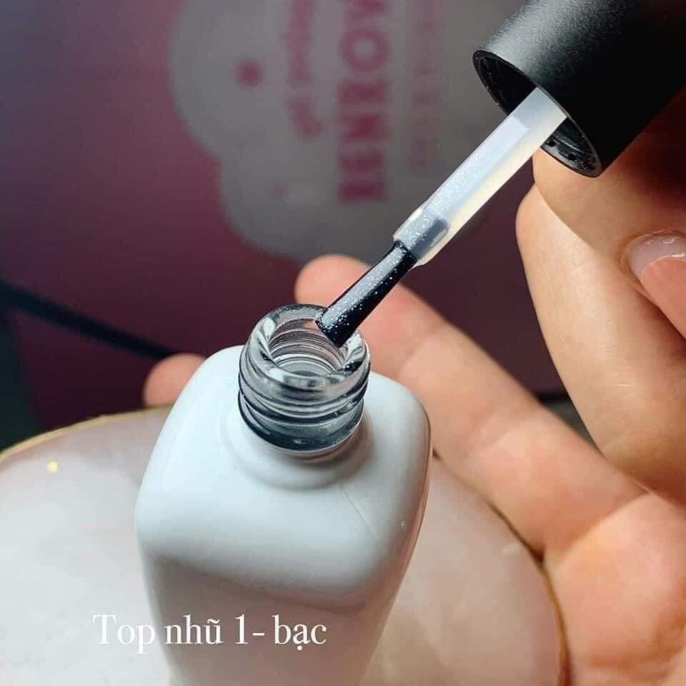 Top giả bột, Top nhũ bạc siêu sáng