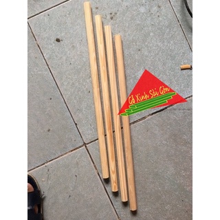 Thanh gỗ tròn dài 40cm-50cm-60cm, đường kính 2cm