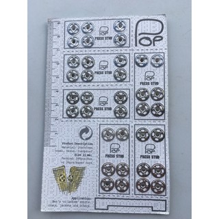 Vỉ 36 nút bóp POP loại 10li