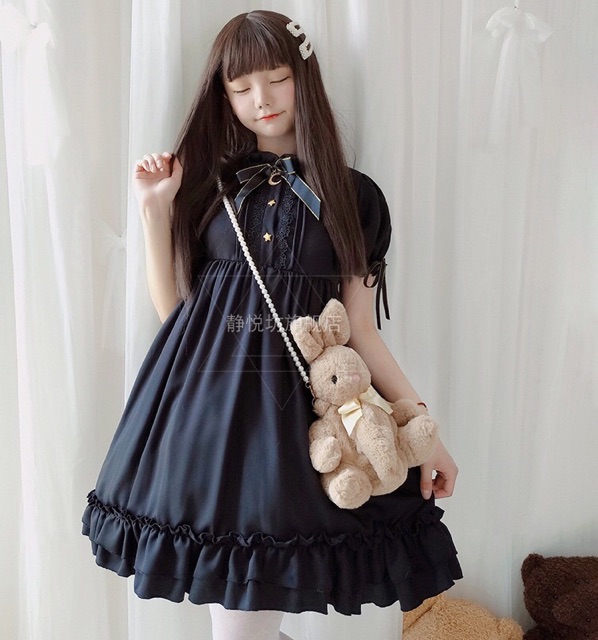 [có sẵn] Đầm / Váy Babydoll Casual Lolita OP