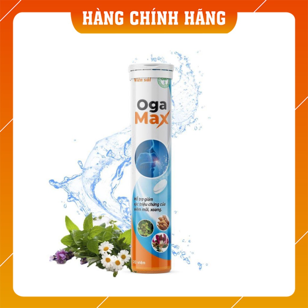 VIÊM XOANG, VIÊM MŨI DỊ ỨNG - VIÊN SỦI OGA MAX ( HỘP 20 VIÊN SỦI TÁC DỤNG NHANH - HIỆU QUẢ LÂU DÀI) | BigBuy360 - bigbuy360.vn