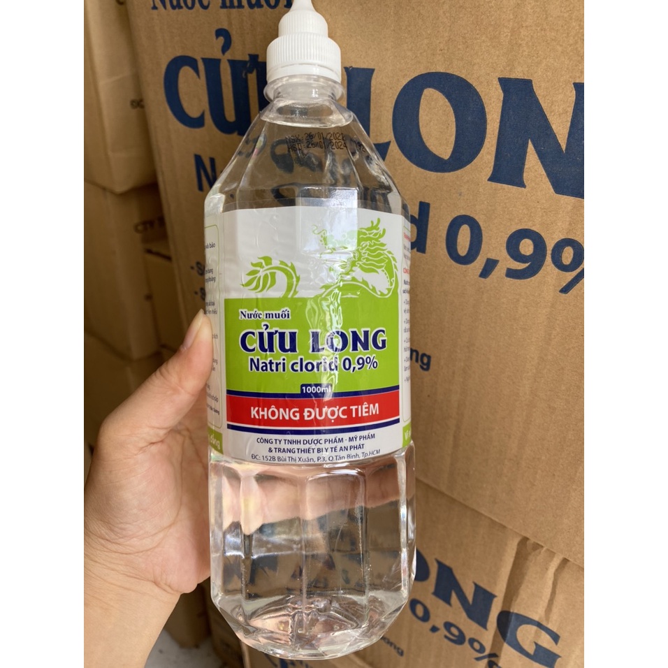 Nước muối sinh lí Cửu Long