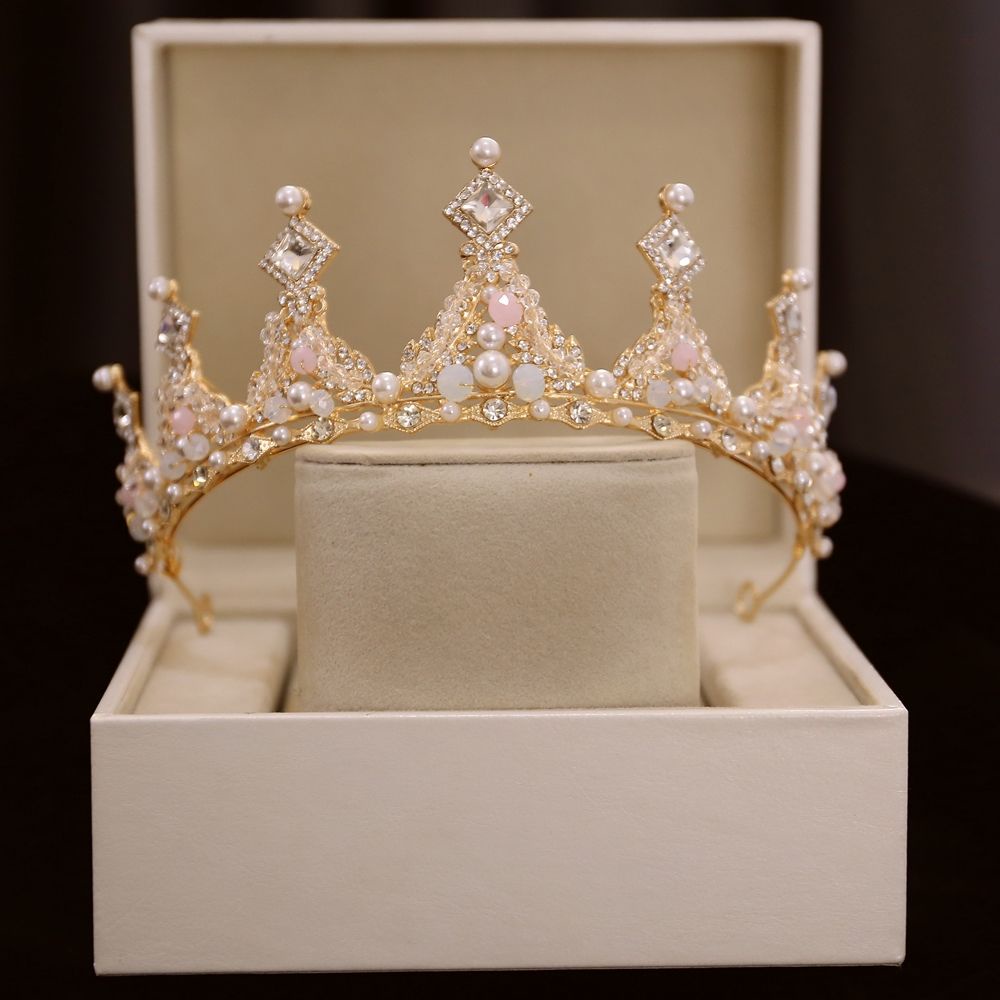 Vương Miện Công Chúa 18 Tuổi Màu Đen Cài Tóc Dành Cho Cô Dâu