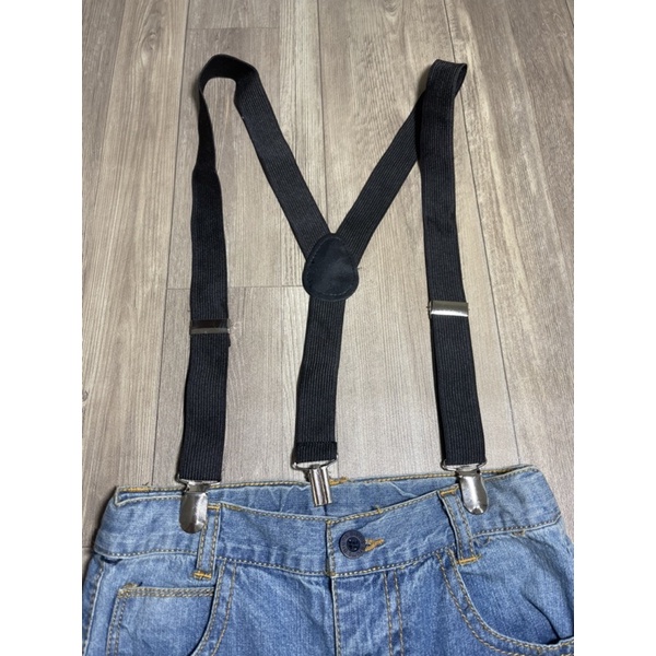 Quần Short Bé Trai Jean Yếm Xanh