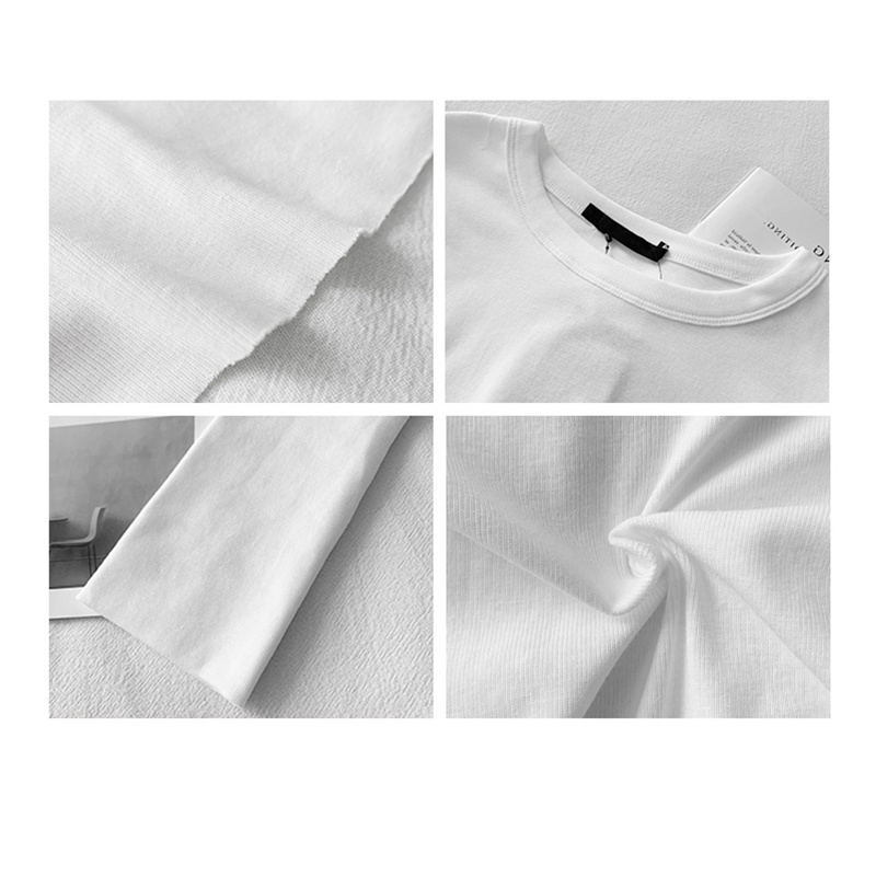 Áo thun tay dài dáng ôm phong cách Hàn Quốc thời trang mùa thu cho nữ có 3 màu lựa chọn