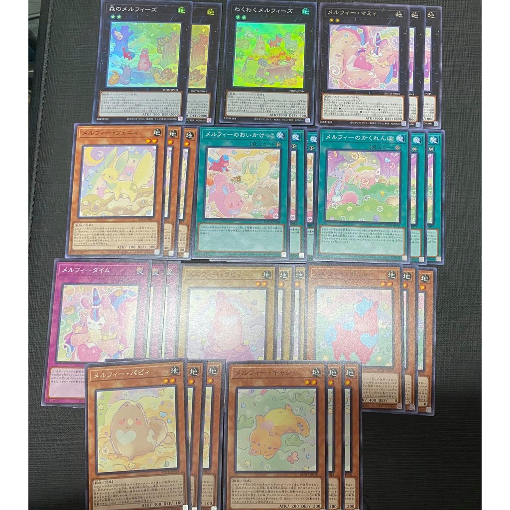 [ Dưa Hấu Yugioh ] Lá bài thẻ bài Set Melffy 30 lá