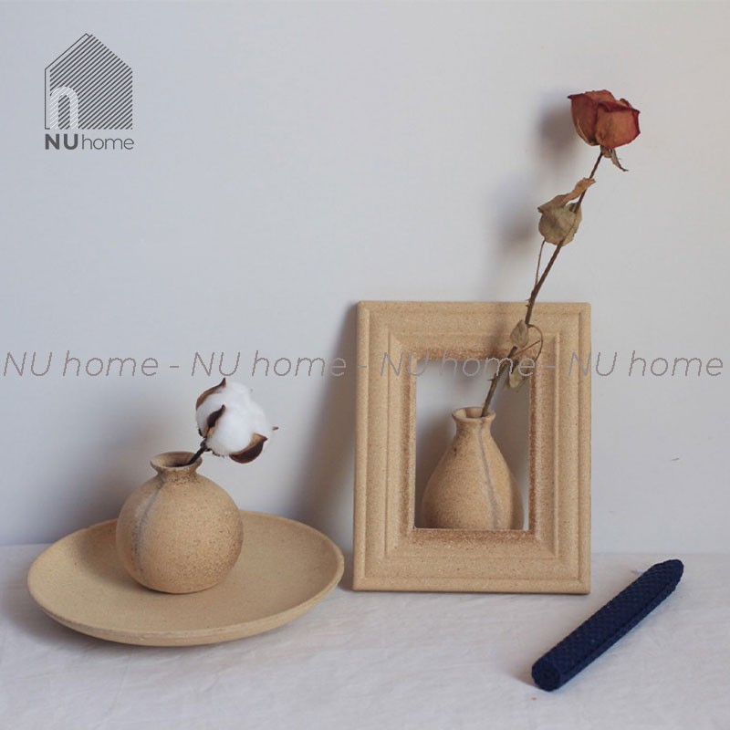 nuhome.vn | Bình hoa, khung ảnh, khay trang trí bằng gỗ phong cách cổ điển, phụ kiện chụp sản phẩm phong cách cổ điển