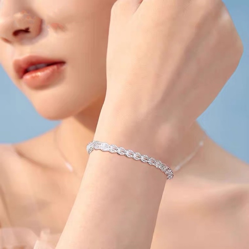 Vòng tay bạc nữ, lắc tay bạc 925  đuôi phượng độc đáo nữ tính nhỏ xinh