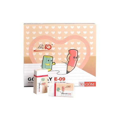 Hộp Gôm Tẩy E09 - Thiên Long ( Chính Hãng)