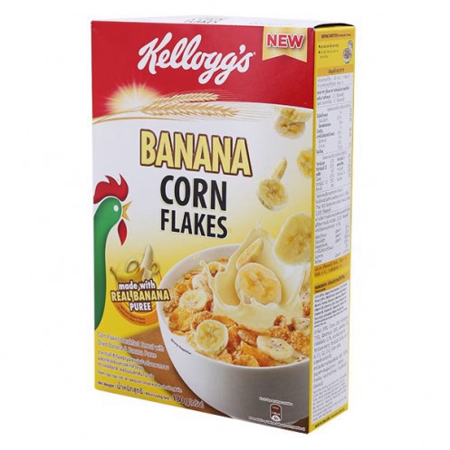 Hộp Ngũ Cốc Dinh Dưỡng Kellogg's Banana Corn Flakes (180g)