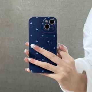 Ốp điện thoại mềm màu xanh dương thích hợp cho Iphone Xs Max 11 12 Promax 13 13 Promax 7 Plus
