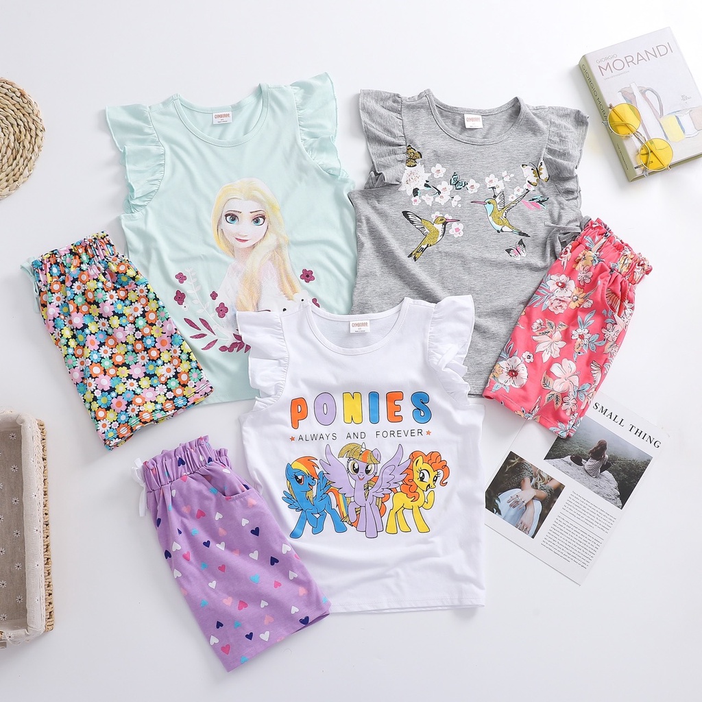 Bộ cotton Gymboree cánh tiên-HÀNG SALE KO ĐỔI TRẢ