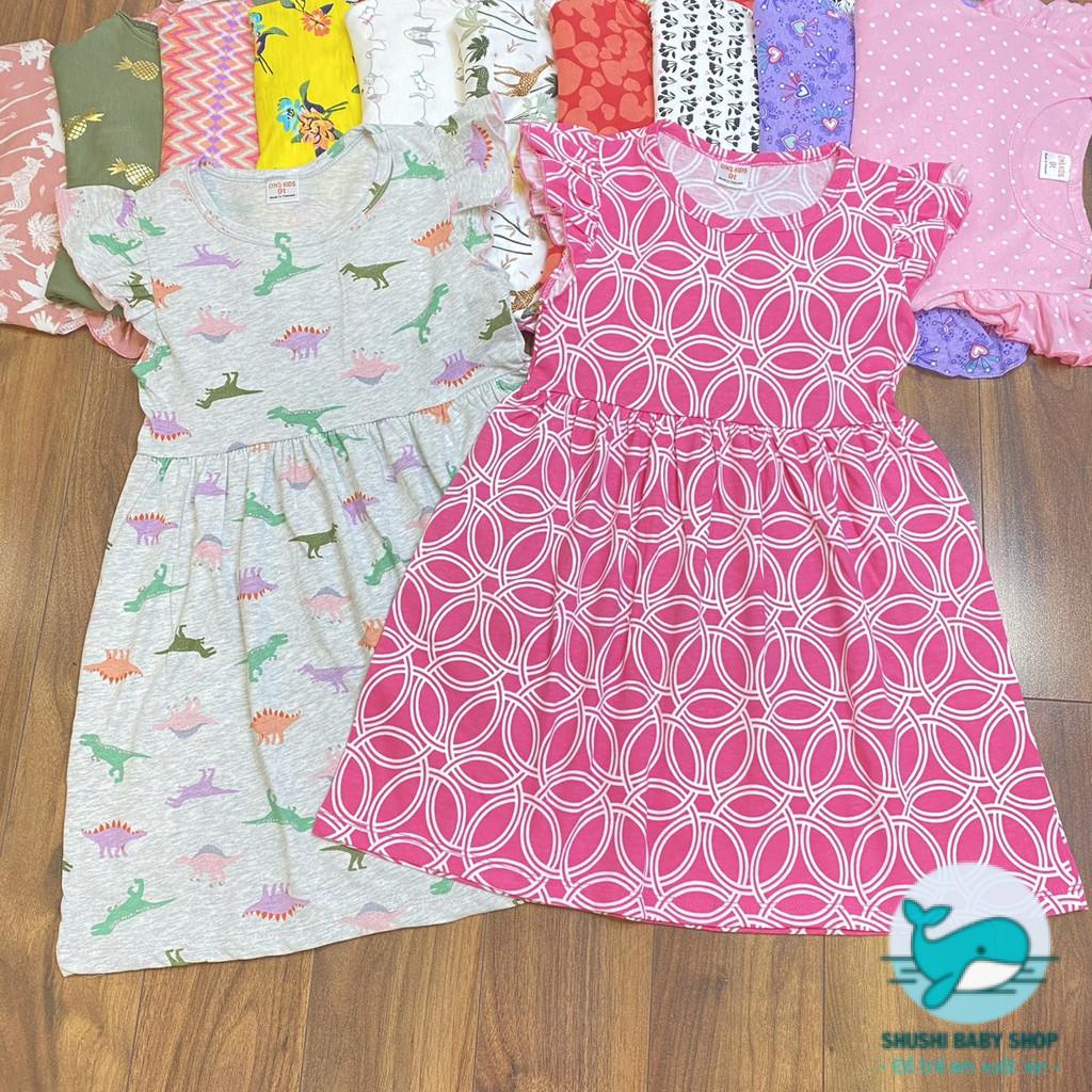 [Có sẵn] [FreeShip] [Ảnh thật] Váy Gym's Bé Gái Size Đại Vải Cotton Xuất Dư (Hình Chụp Thật)
