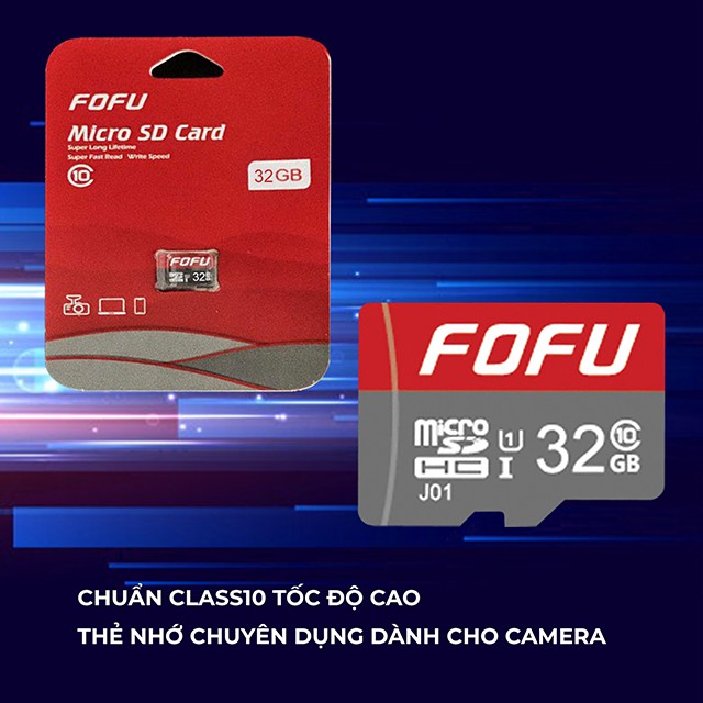 Thẻ Nhớ Chính Hãng dung lượng 32GB Class 10 tốc độ cao chuyện dụng cho Camera IP wifi, Smartphone