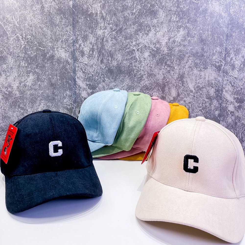 Mũ Lưỡi Trai Nón Chữ C 462 Phong Cách Ulzzang Form Unisex Nam Nữ - Hata24h