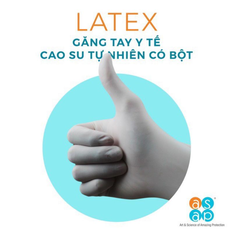 Găng tay y tế Asap/Topcare hàng nhập khẩu từ Malaysia hộp 100 chiếc