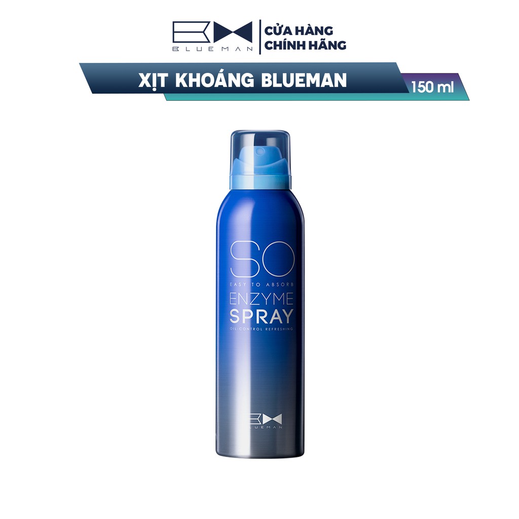 Xịt Khoáng Làm Sạch Da BLUEMAN Chính Hãng Dưỡng ẩm & Bảo Vệ Da 150ml ZL19 | BigBuy360 - bigbuy360.vn