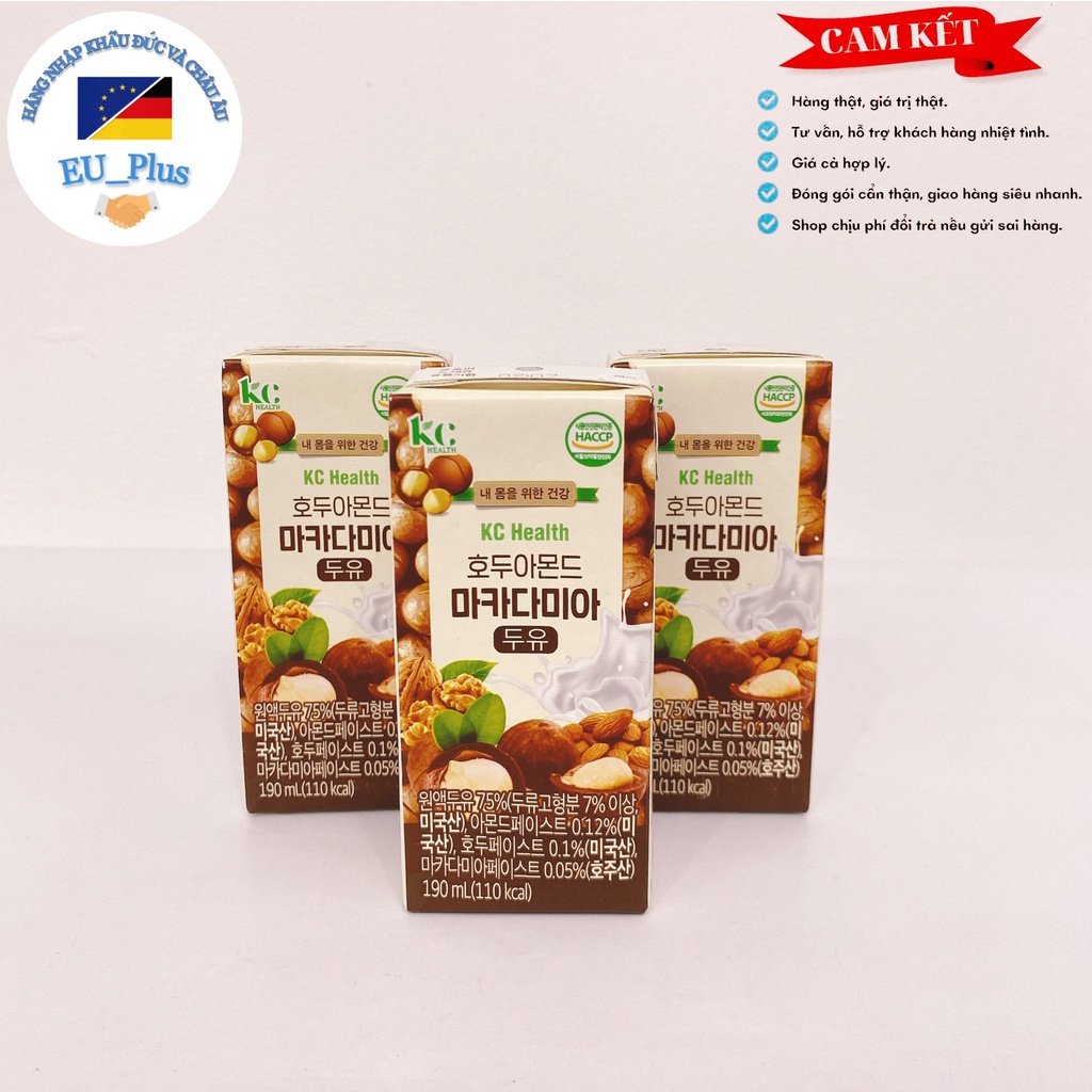 1 thùng Sữa Hạt Macadamia KC Health Hàn Quốc