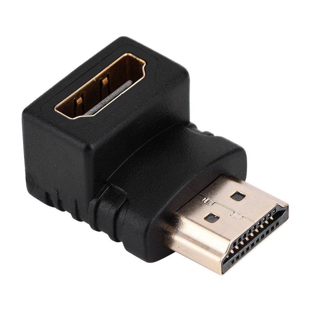 Đầu nối HDMI đổi góc chữ L 1 đầu âm 1 đầu dương Connect Adapter