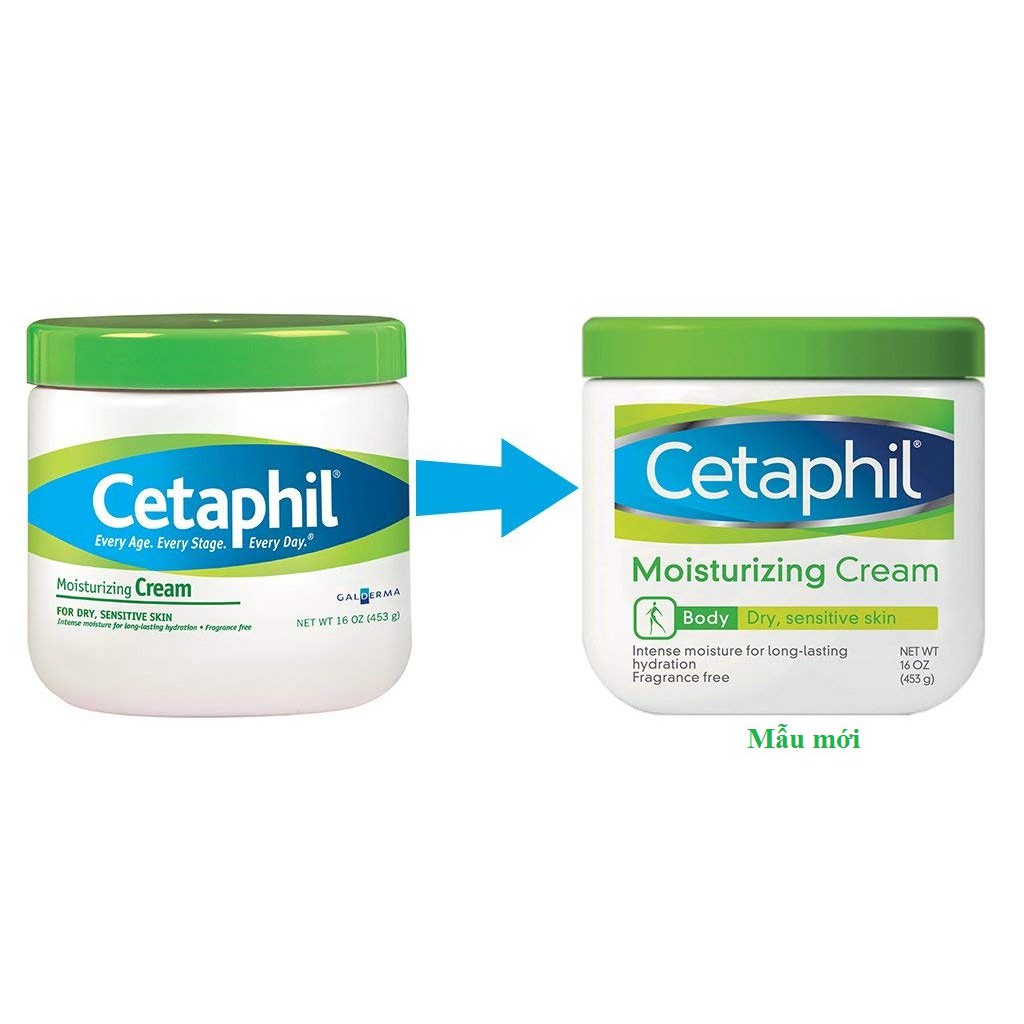 KEM DƯỠNG ẨM CETAPHIL MOISTURIZING CREAM 453G