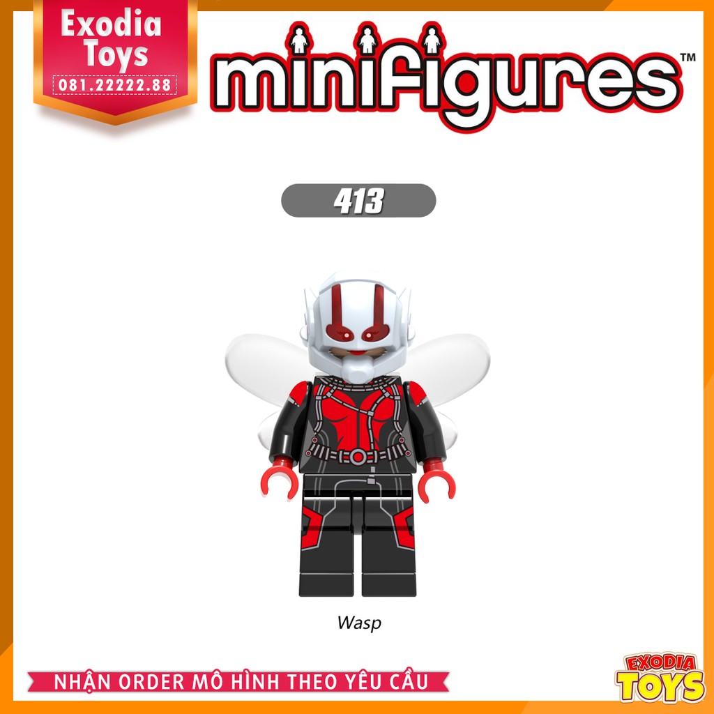 Xếp hình Minifigure Siêu anh hùng vũ trụ Marvel và DC Comics - Đồ Chơi Lắp Ghép Sáng Tạo - X0134