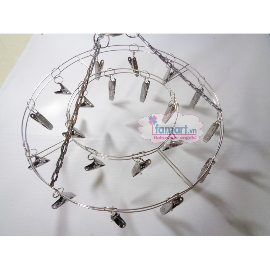 10 Móc tròn treo quần áo cho bé