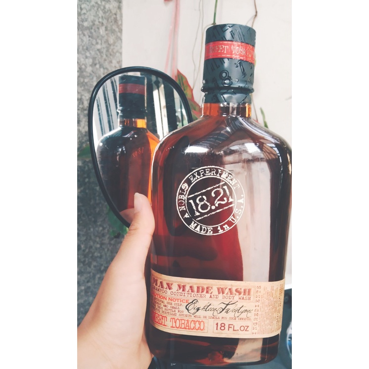 Gội xả tắm 3IN1 Man Made Wash hương Sweet tobacco - 18.21 man made wash chính hãng USA