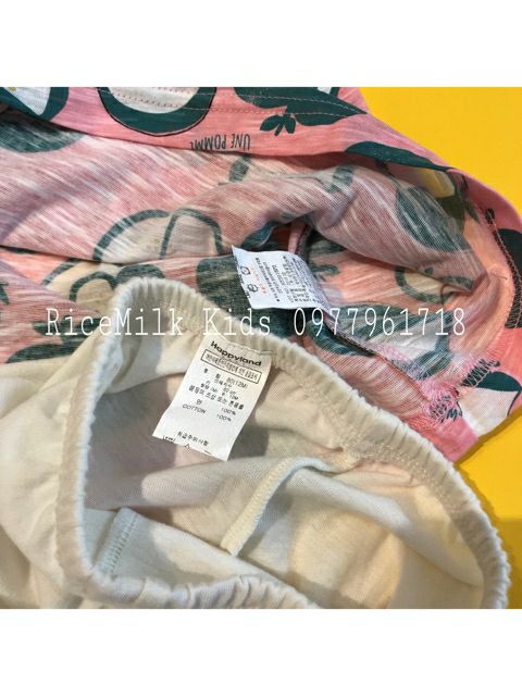 Bộ xuất hàn dư xịn Happy land cho bé gái