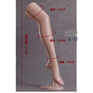 Chân manocanh, chân bắp đùi đi tất