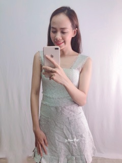 Đầm chữ A, vải bố