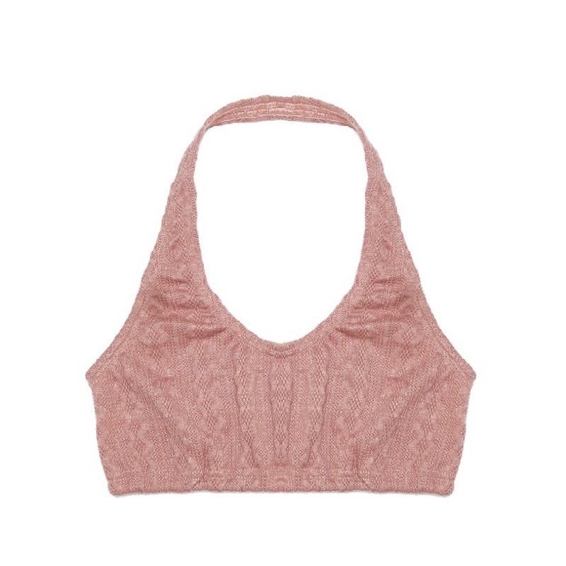 Áo ERRORIST yếm lowback hồng/xanh