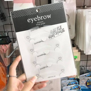 Khuôn Kẻ Chân Mày 4 Kiểu Aritaum Brow Guide