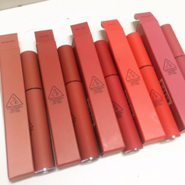 (có sẵn ) Son kem lì 3CE Velvet lip tint chính hãng đủ màu