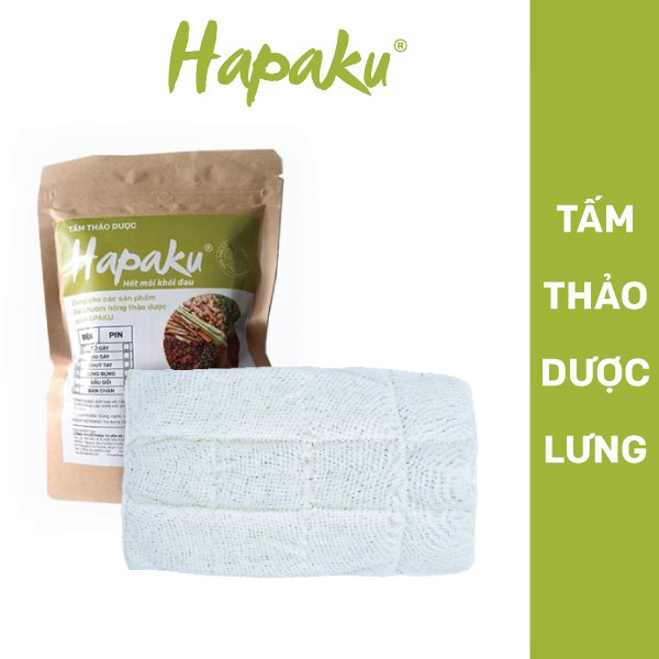 Tấm thảo dược thay thế của đai chườm lưng Hapaku