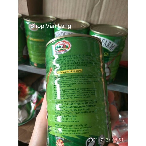 Nước cốt dừa lon 400 ml đặc sánh thơm ngon