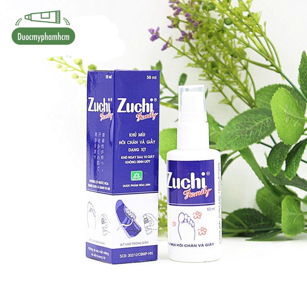 Zuchi Xịt Giày - Khử Mùi Hôi Chân