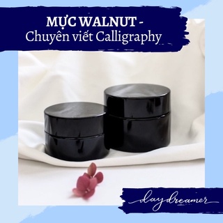 (Có sẵn) Lọ mực Walnut chuyên dụng viết Calligraphy