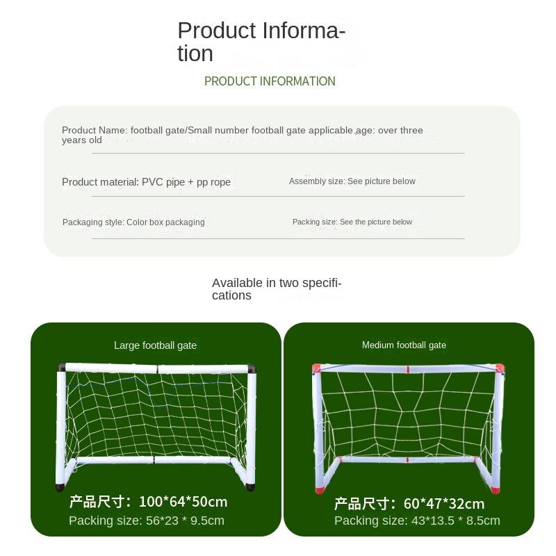 Bộ Đồ Chơi Đá Bóng Mini Cho Trẻ Em + Lưới Và Bóng Mini 100x64x50cm Gấp Gọn Mang Đi Tiện Dụng