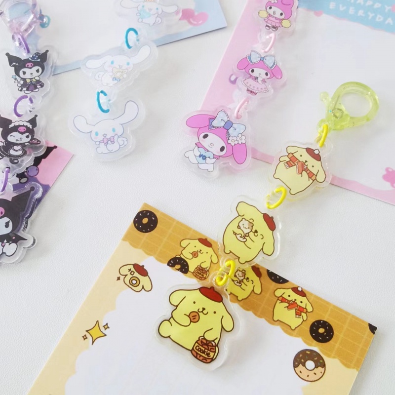 SANRIO Móc Khóa Hình Nhân Vật Hoạt Hình Kuromi Dễ Thương