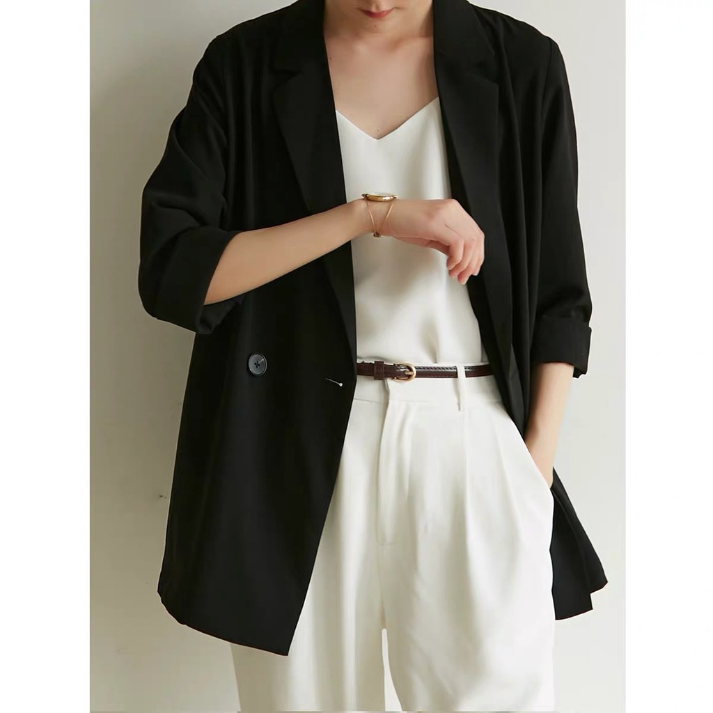 Áo blazer cho các nàng thanh lịch, Áo blazer mùa thu hè cho nàng bigsize