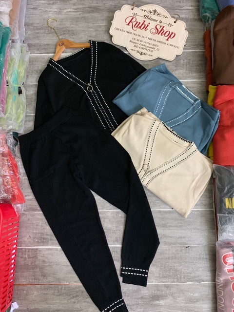 RUBI SHOP-SÉT LEN KHOÁ VIỀN MÀU SIÊU ĐẸP | BigBuy360 - bigbuy360.vn